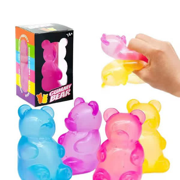 Gummy Bear Squish Toys (random colors)