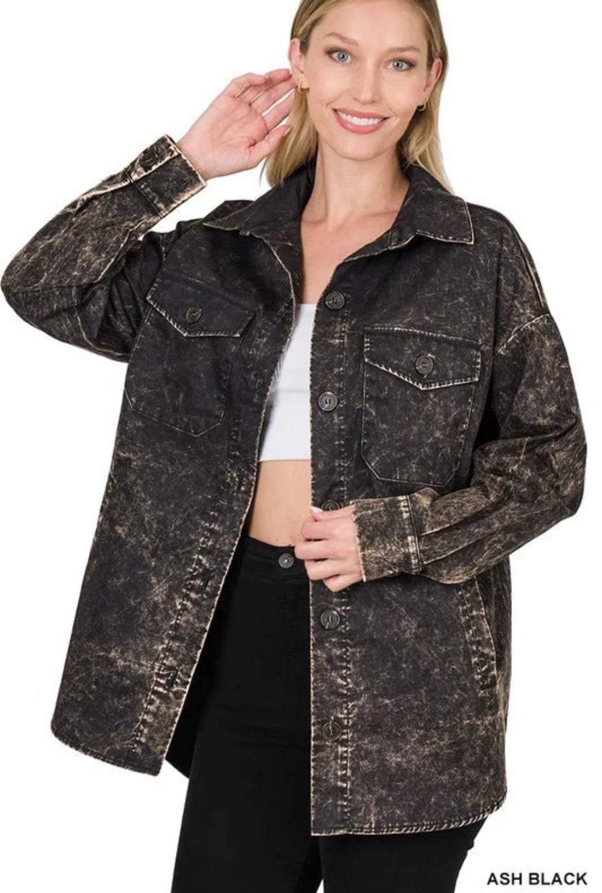 Vintage Washed Shacket