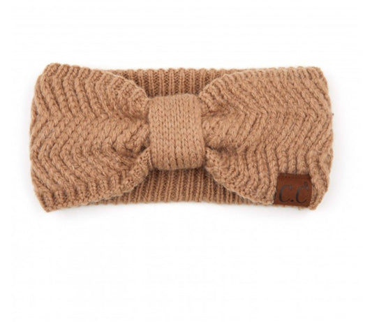 Chevron Knit Pattern Head Wrap.