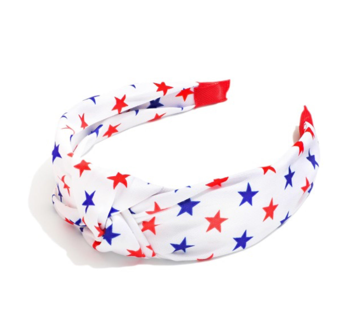 Americana Stars Knotted Headband