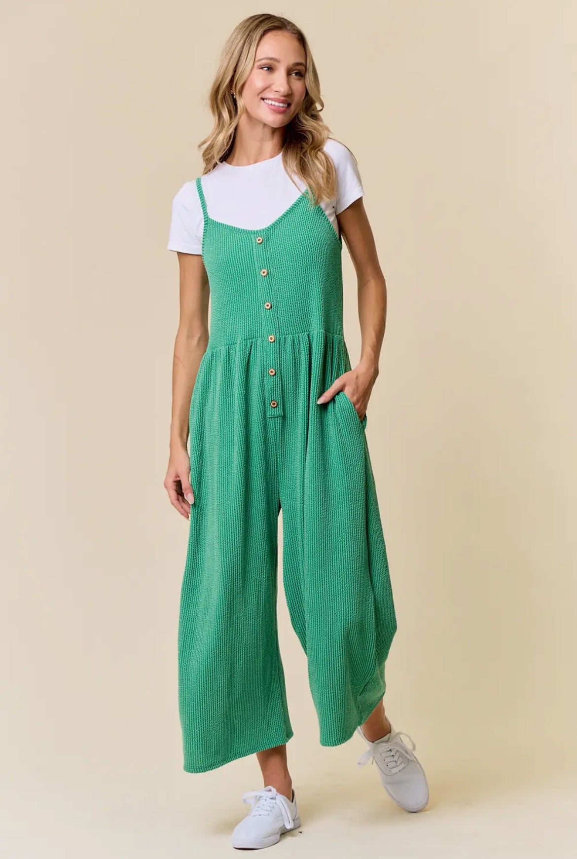Sweet Like Candy Jumpsuit-Green