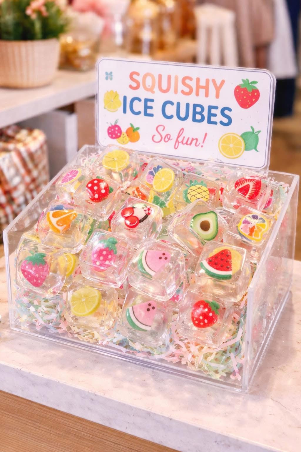 Squishy Ice Cubes