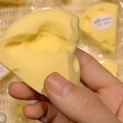 Cheese Relieve Pressure Squishy Toy