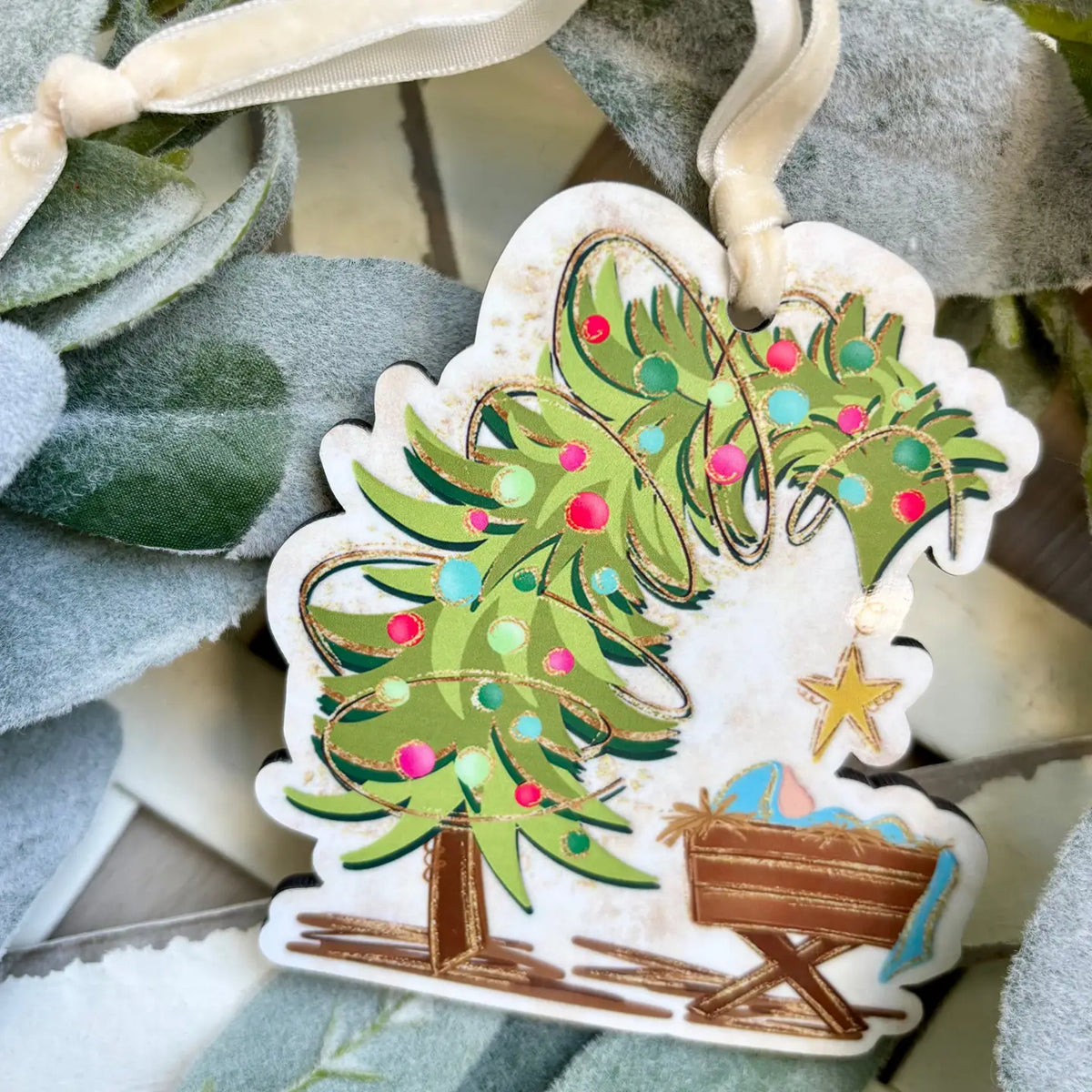 Christmas Wood Ornament