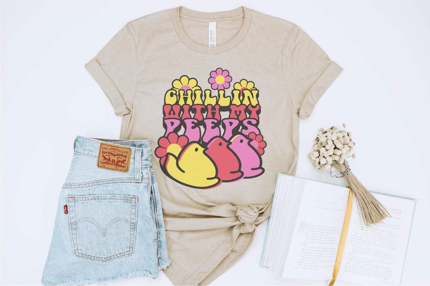 "Chillin With My Peeps" Tee - Anchor Fusion Boutique