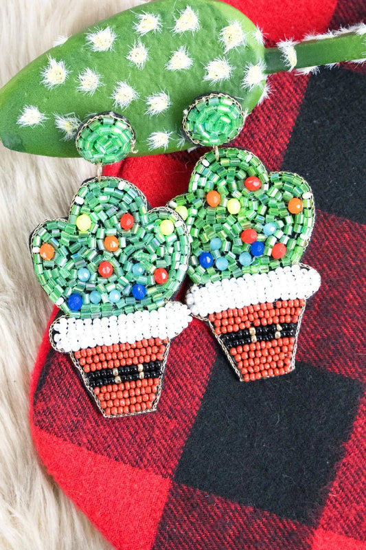 Christmas Cactus Seed Bead