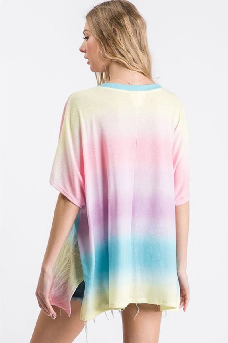 COLOR MY WORLD OVERSIZED TOP - Anchor Fusion Boutique