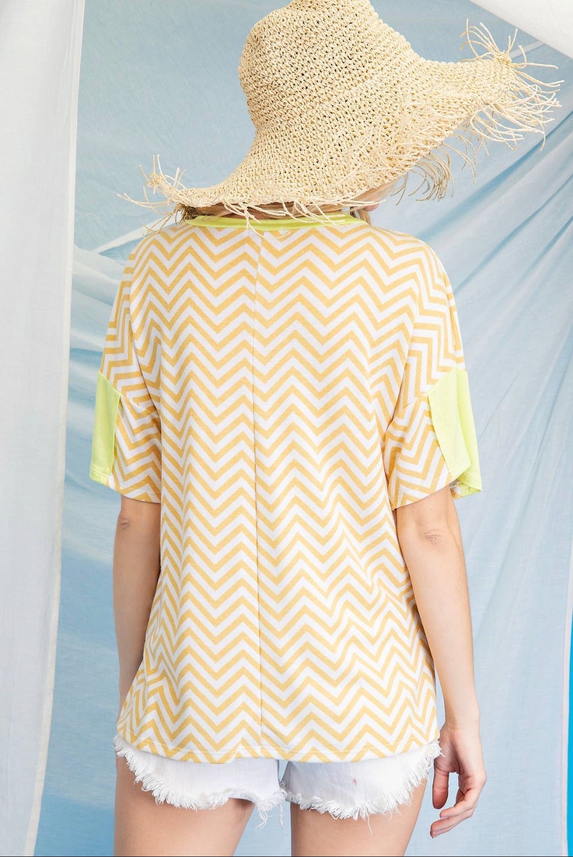 Electric Love V-Neck Top - Anchor Fusion Boutique