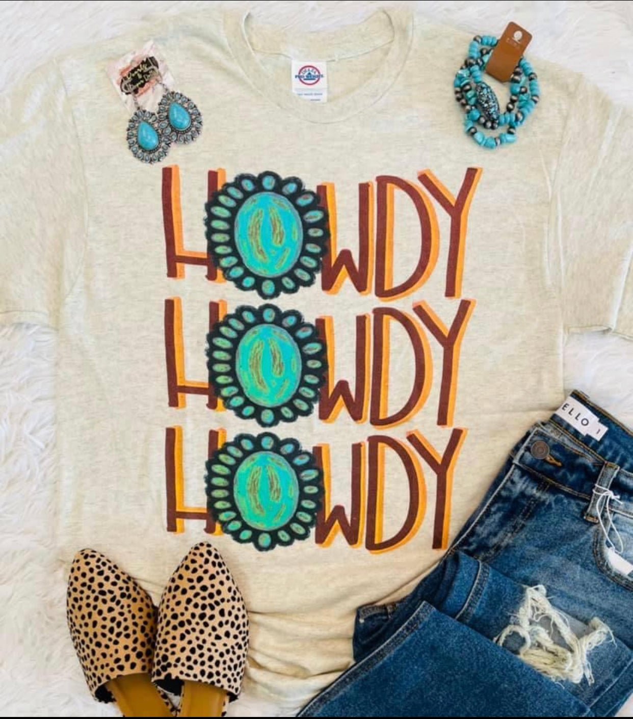 Howdy Howdy Howdy Tee - Anchor Fusion Boutique