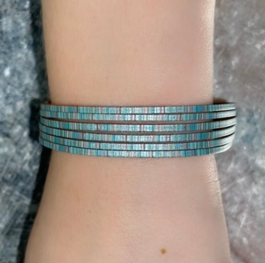Leather magnetic bracelet 109 - Anchor Fusion Boutique