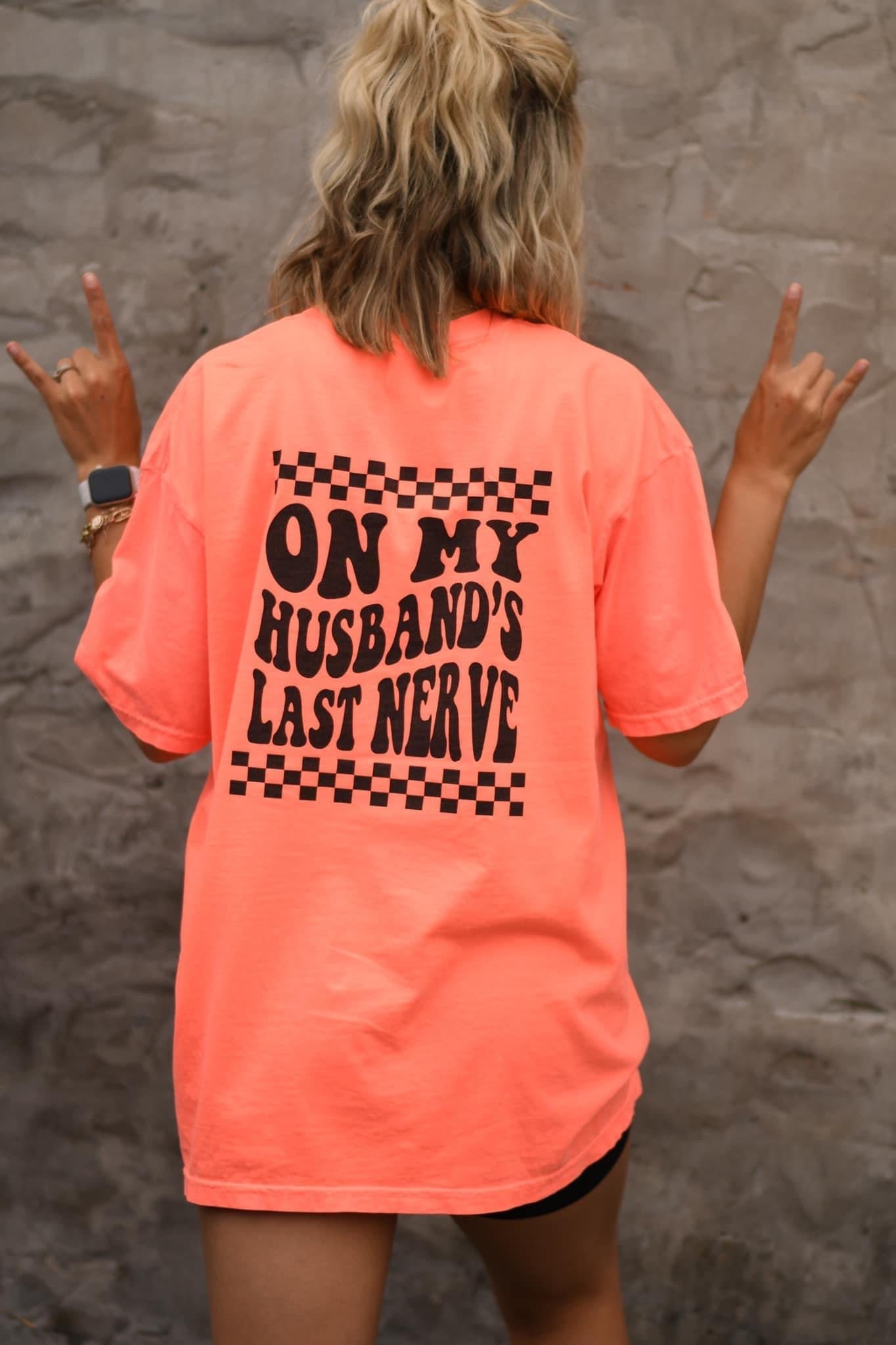 On My Husband’s Last Nerve Graphic Tee - Anchor Fusion Boutique