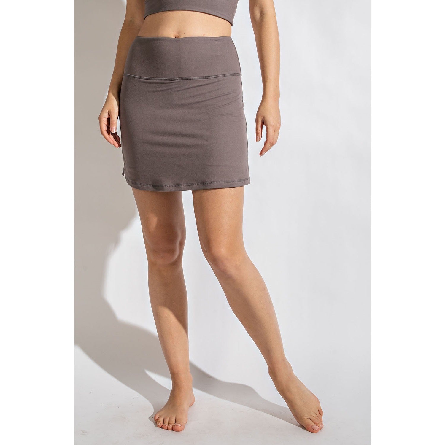 Rae Mode Active Skort (Sage Gray) - Anchor Fusion Boutique