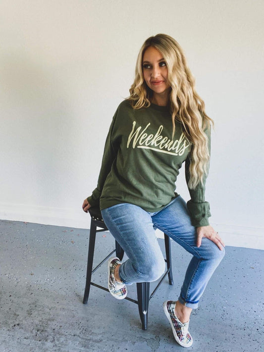 Weekends Sweatshirt - Anchor Fusion Boutique