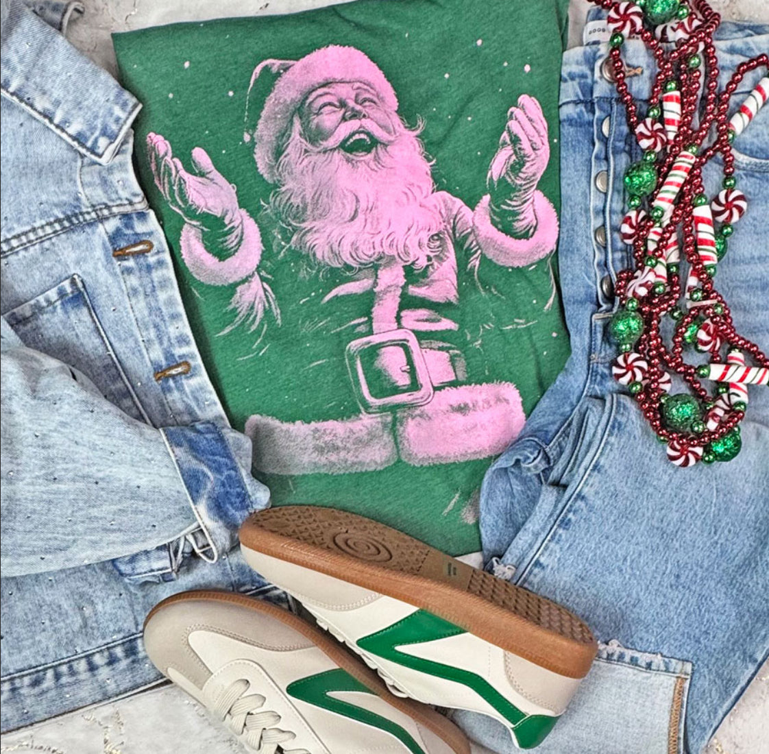 Vintage Santa Tee