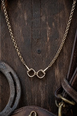 Tribeca Tack Goldtone Necklace