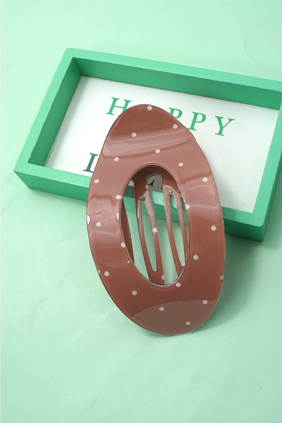 Jumbo Lay Flat Oval Hair Claw Clips Secure Styling