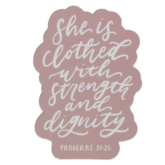 Magnet Pink Strength & Dignity Prov. 31:25