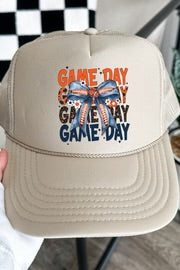 Stacked Orange Game Day Cap