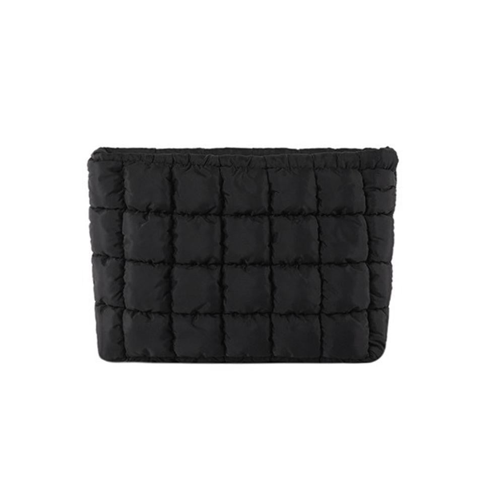 Quilted Nylon Puffer Pouch