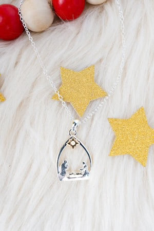 Away in the Manger Necklace