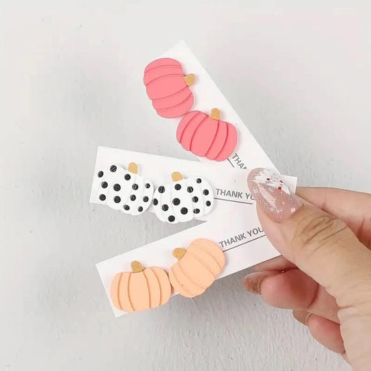 Pumpkin Retro Stud Earrings