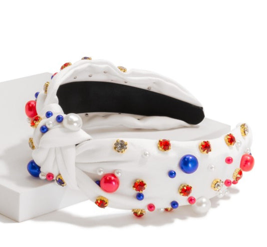 Americana Knotted Headband