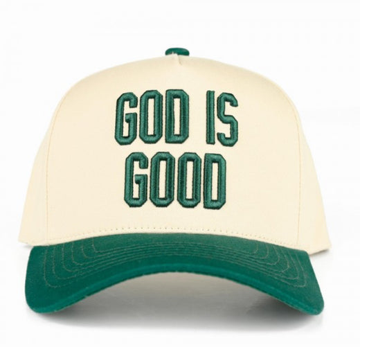 God is Good Cap-Dark Green