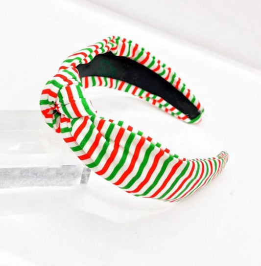 Top Knot Christmas Headband