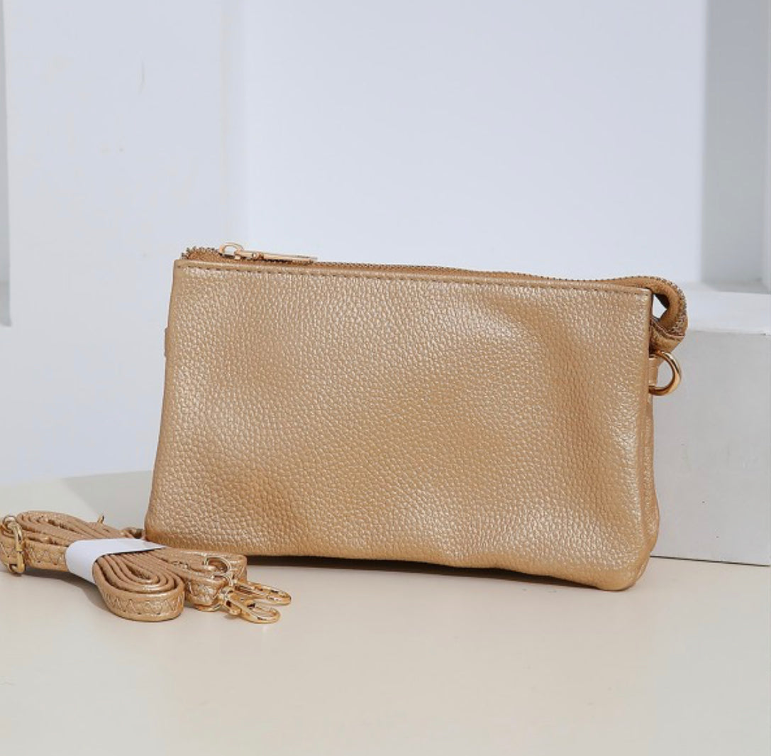 Gold Crossbody Purse