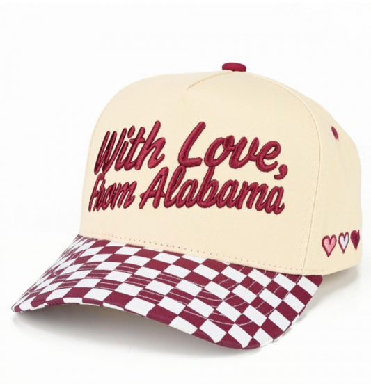 With Love, Alabama Baseball Cap