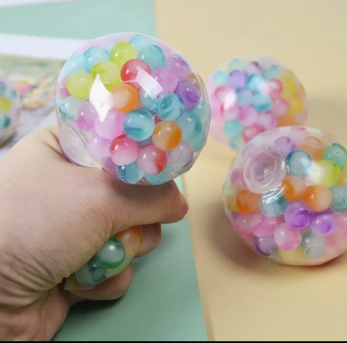 Colorful Ball Squishy Squeeze Fidget Toy