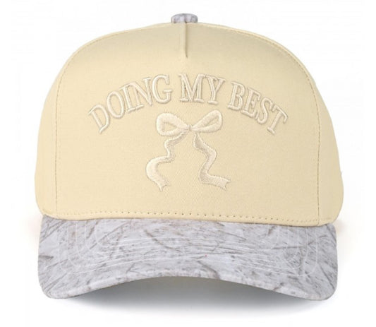 Doing My Best Camo Hat