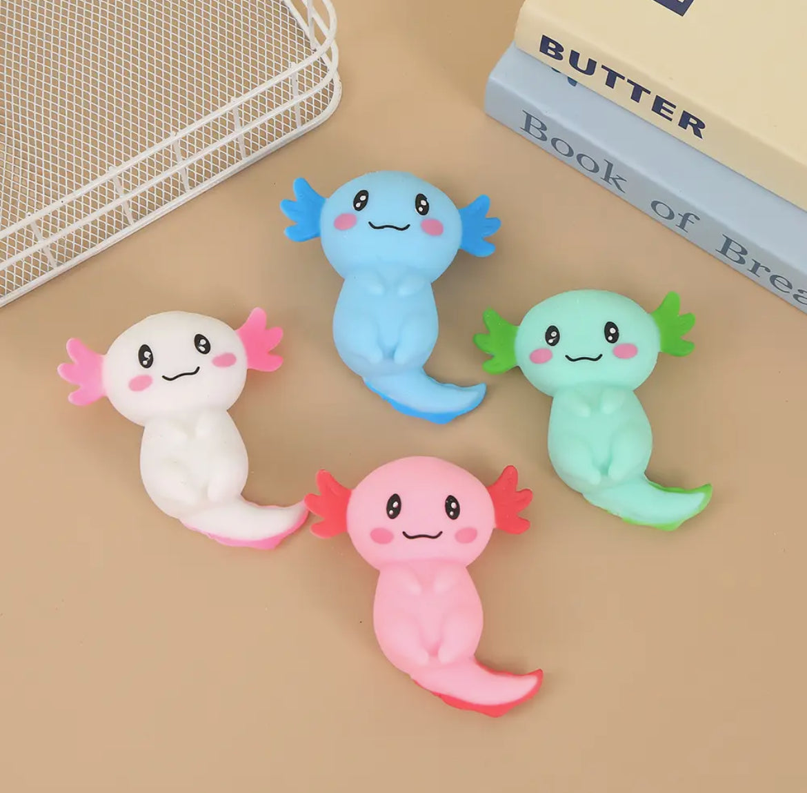 Pink Salamander Stress Fidget Toy