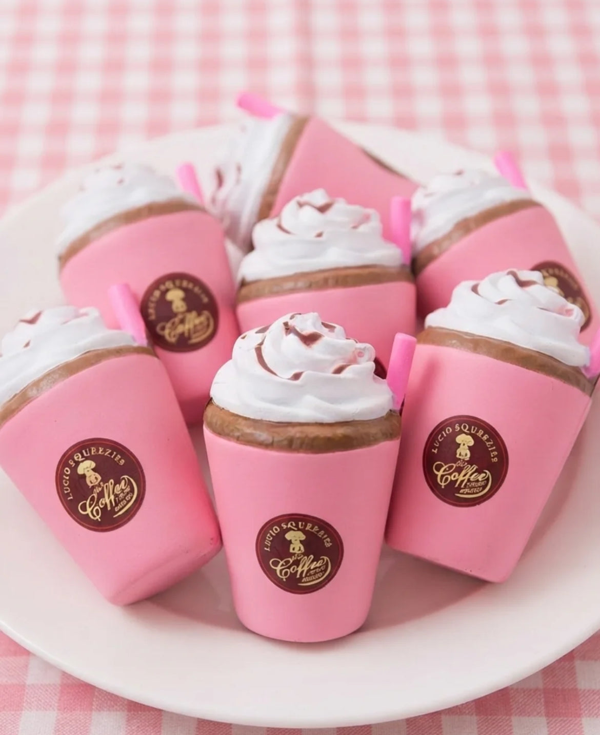 Coffee Cup with Whipped Creme Squishy