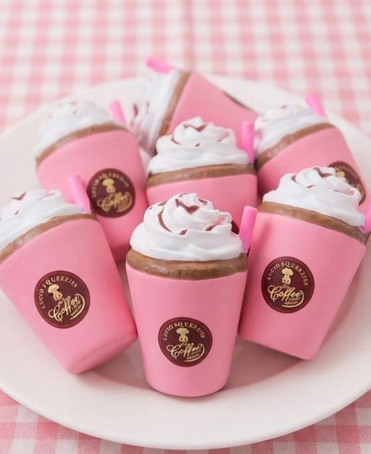 Coffee Cup with Whipped Creme Squishy