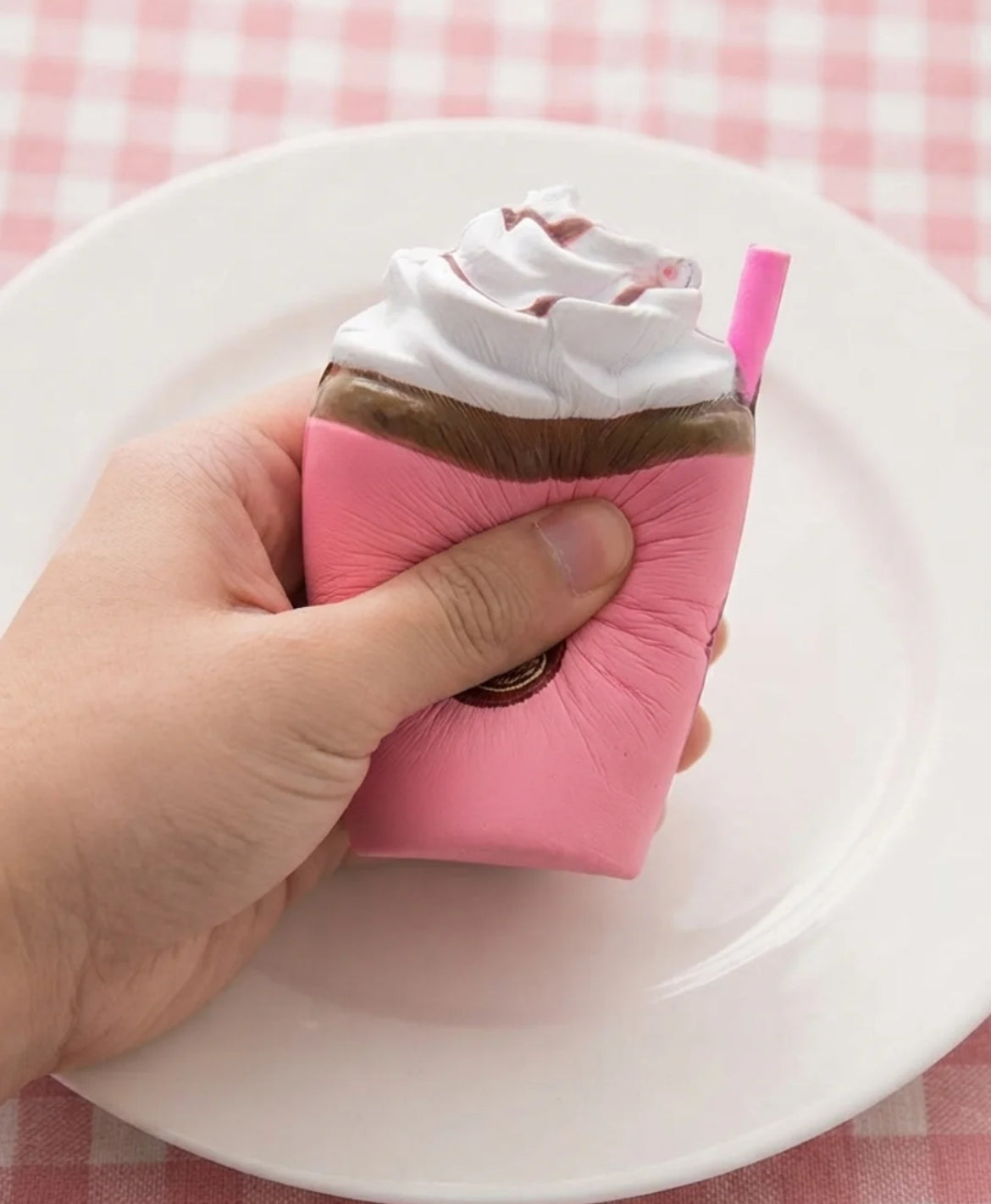 Coffee Cup with Whipped Creme Squishy