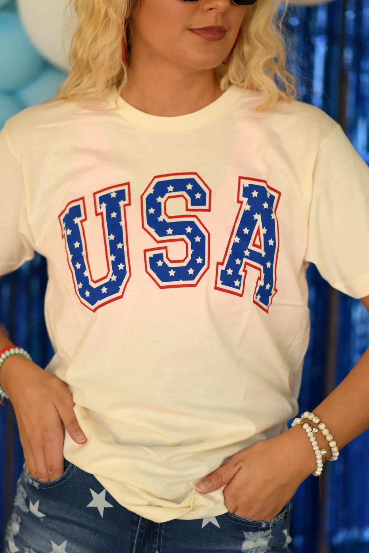 USA Stars tee