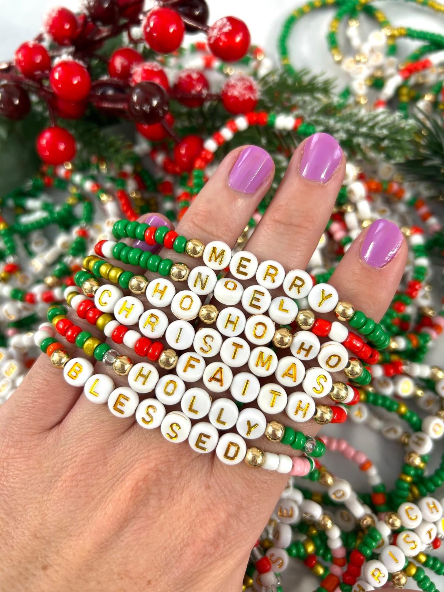 Holiday Mix Stretchy Bracelet (random ship design)