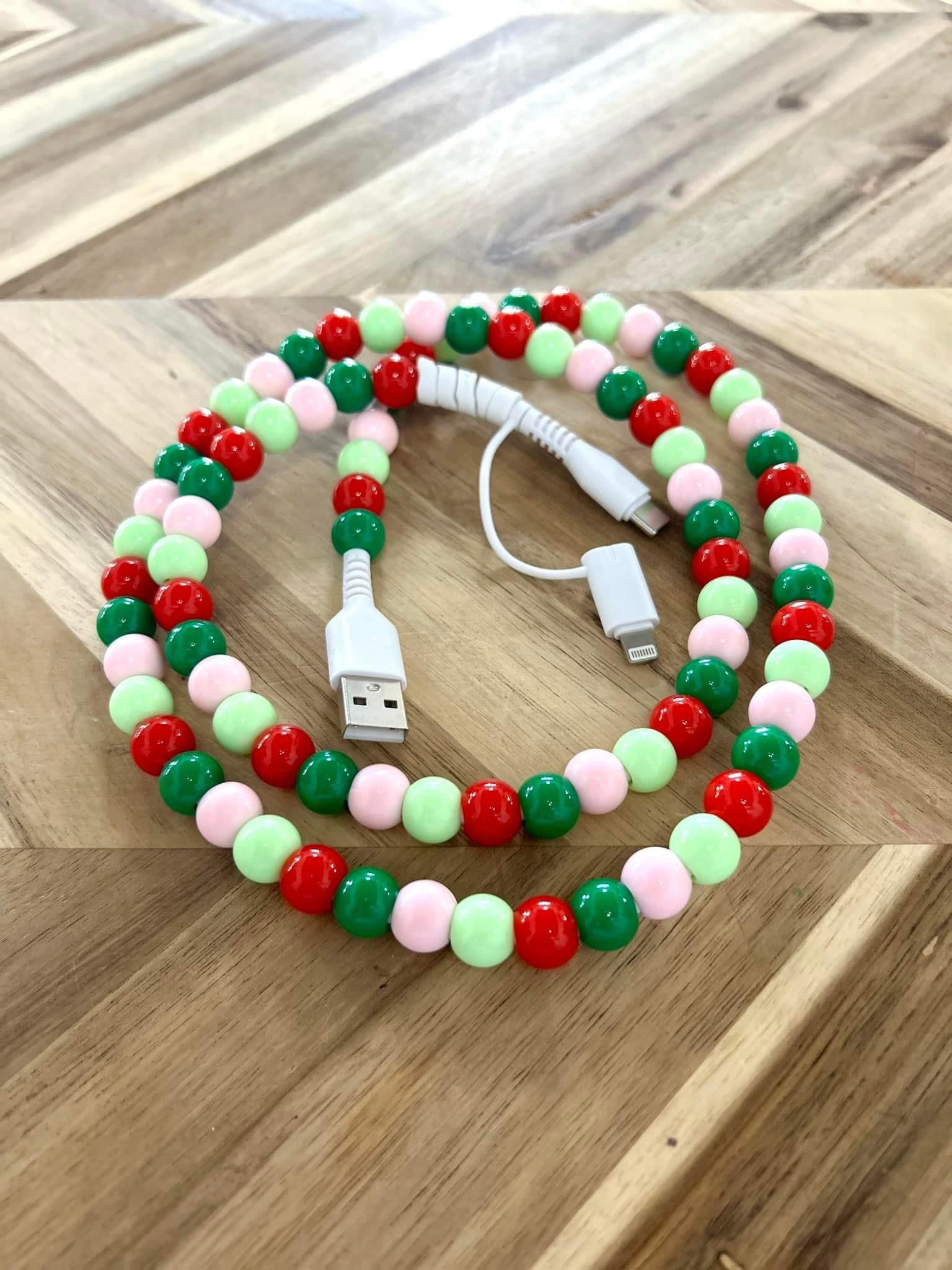 Candy Christmas Beaded Charger