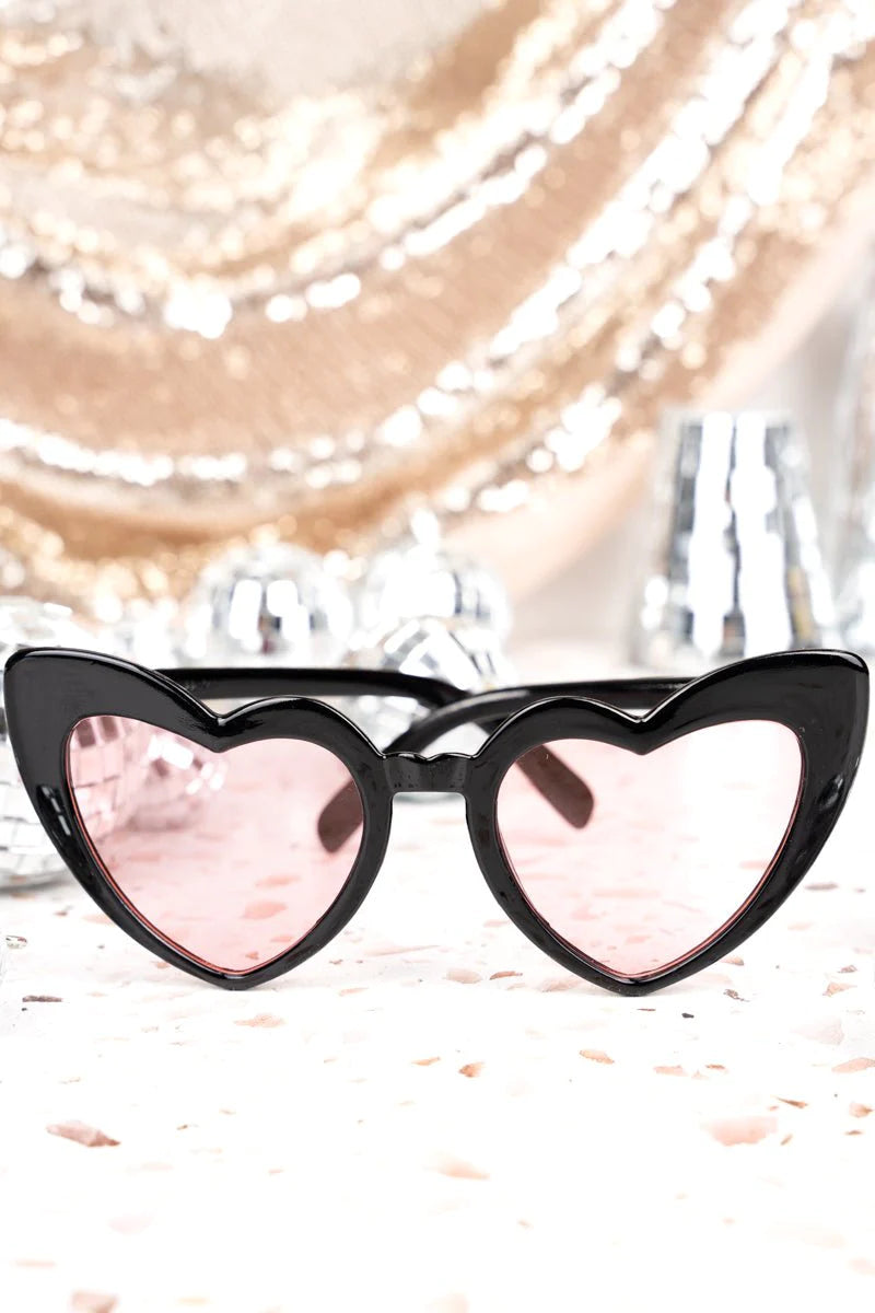 HEAD OVER HEELS BLACK HEART SUNGLASSES Anchor Fusion Boutique