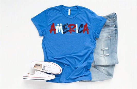 America Colorful Tee