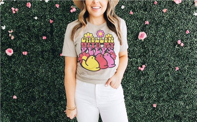 "Chillin With My Peeps" Tee - Anchor Fusion Boutique