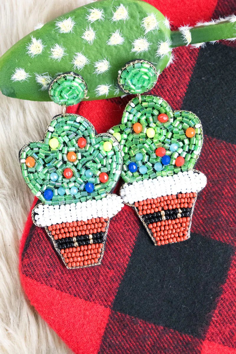 Christmas Cactus Seed Bead