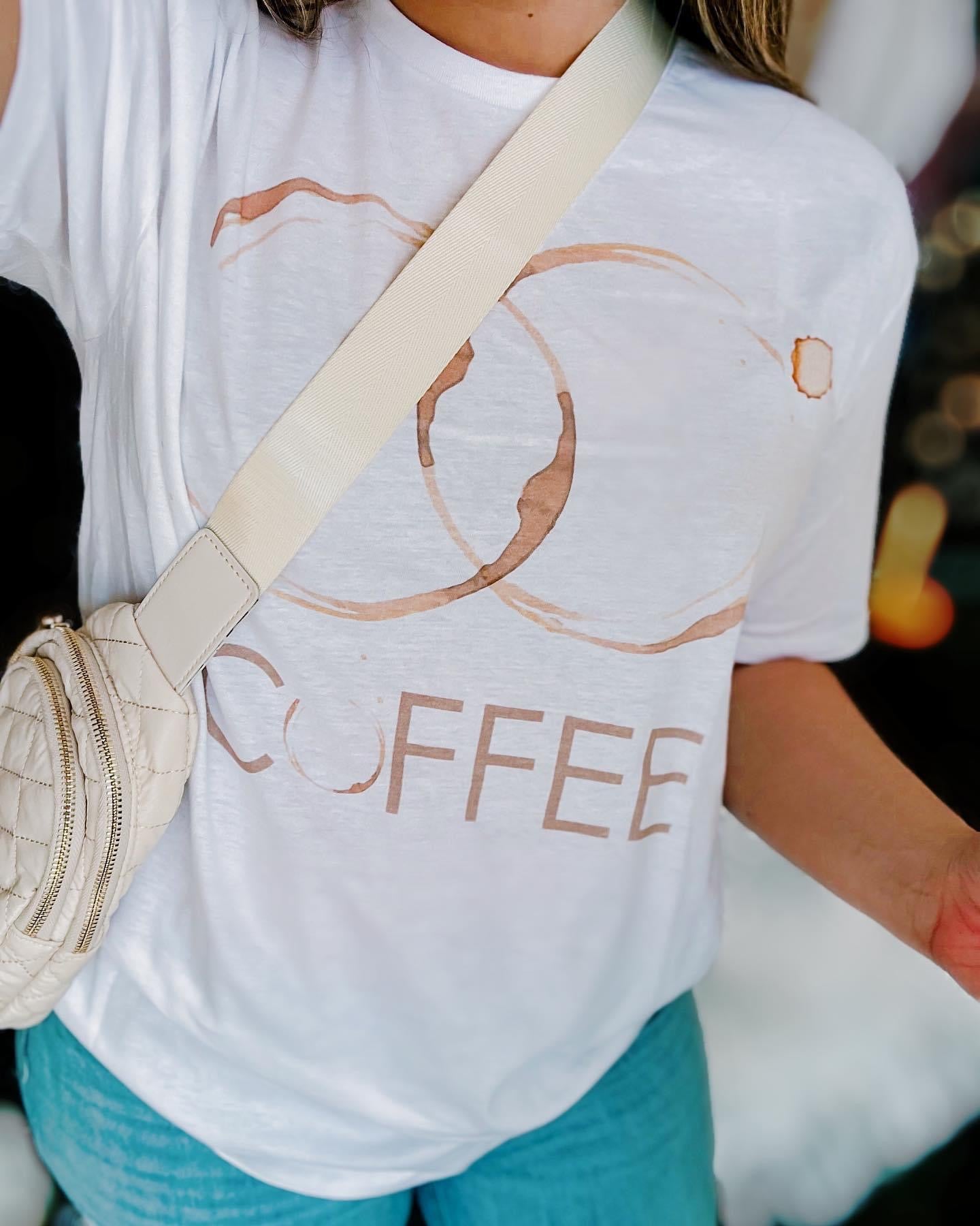 Coffee Addict T-Shirt - Anchor Fusion Boutique