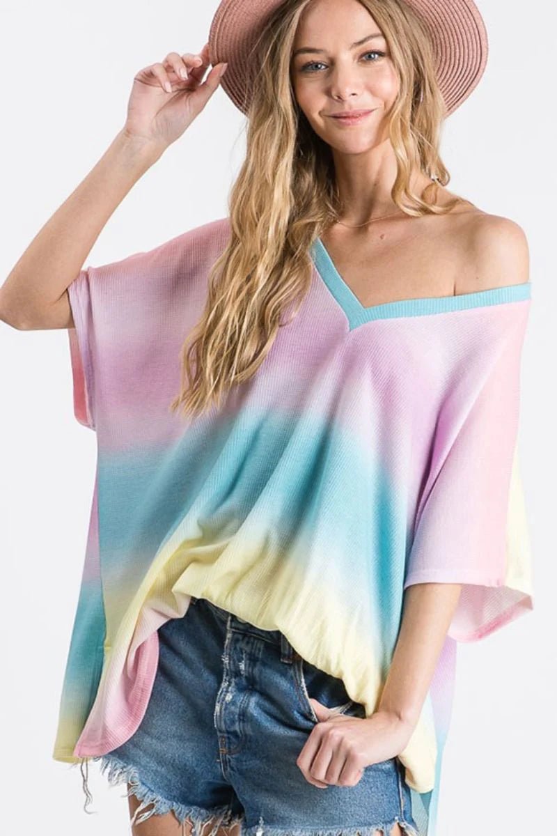 COLOR MY WORLD OVERSIZED TOP