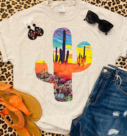 Desert Summer Cactus Tee