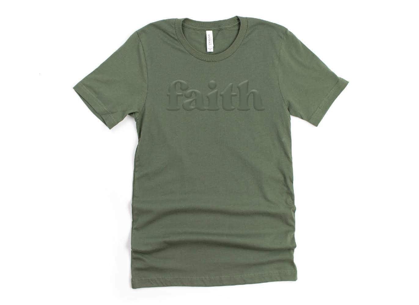 "Faith" in Puff Paint - Anchor Fusion Boutique