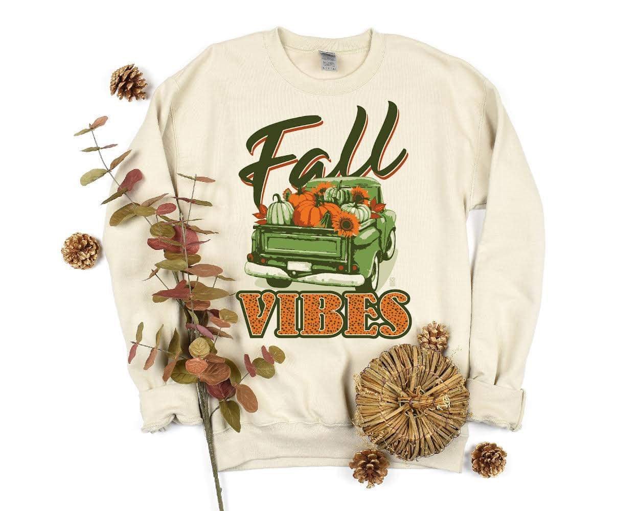 Fall Vibes Truck Sweatshirt