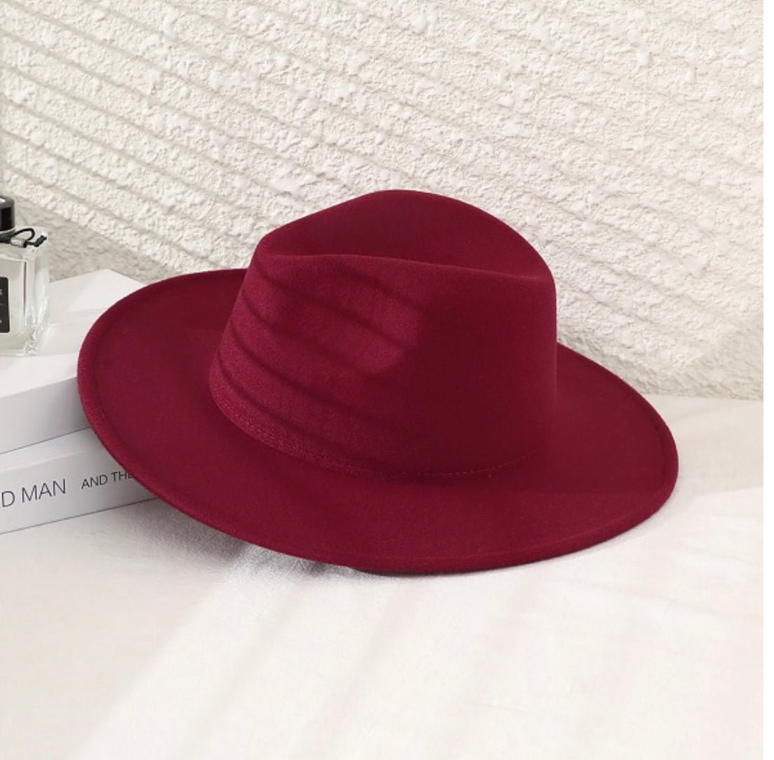 FOR NEXT TIME WIDE BRIM FEDORA HAT