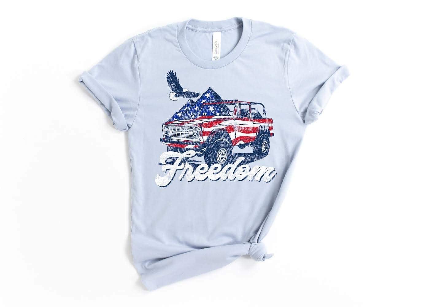 "Freedom Bronco" Tee